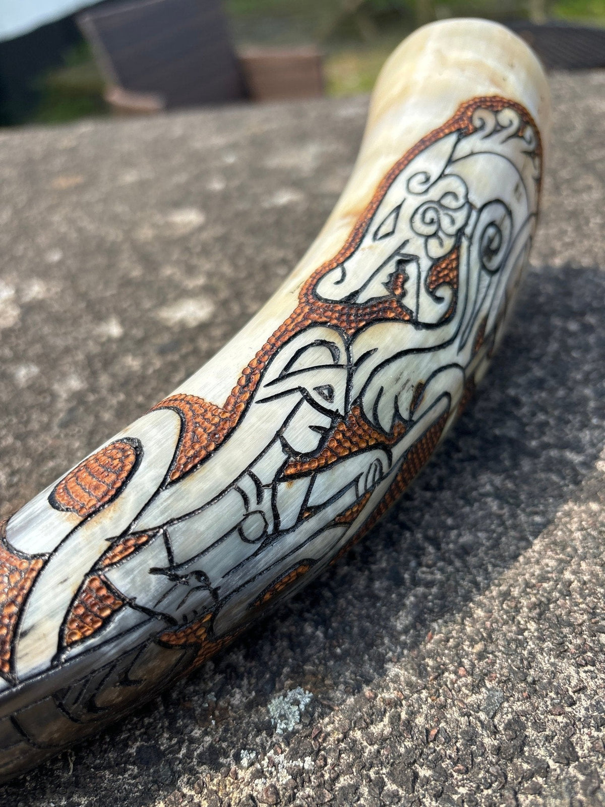 Odin vs Fenrir Drinking Horn - Bushman Survival