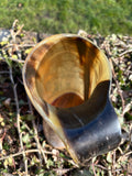 Odins Horn - Hand Carved Viking Drinking Horn Mug - Bushman Survival