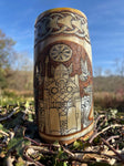 Odins Horn - Hand Carved Viking Drinking Horn Mug - Bushman Survival