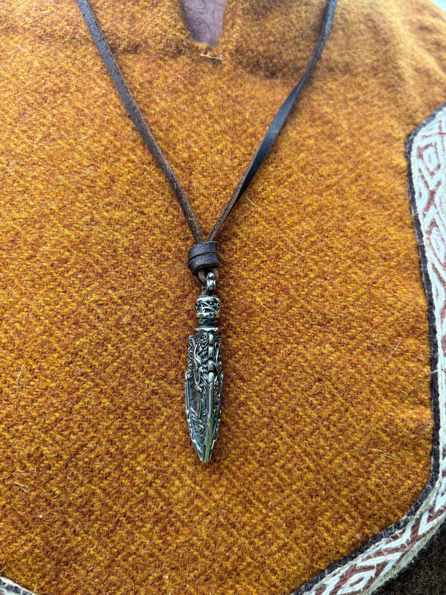 Odins Spear Viking Necklace, Gungnir Pendant - Bushman Survival