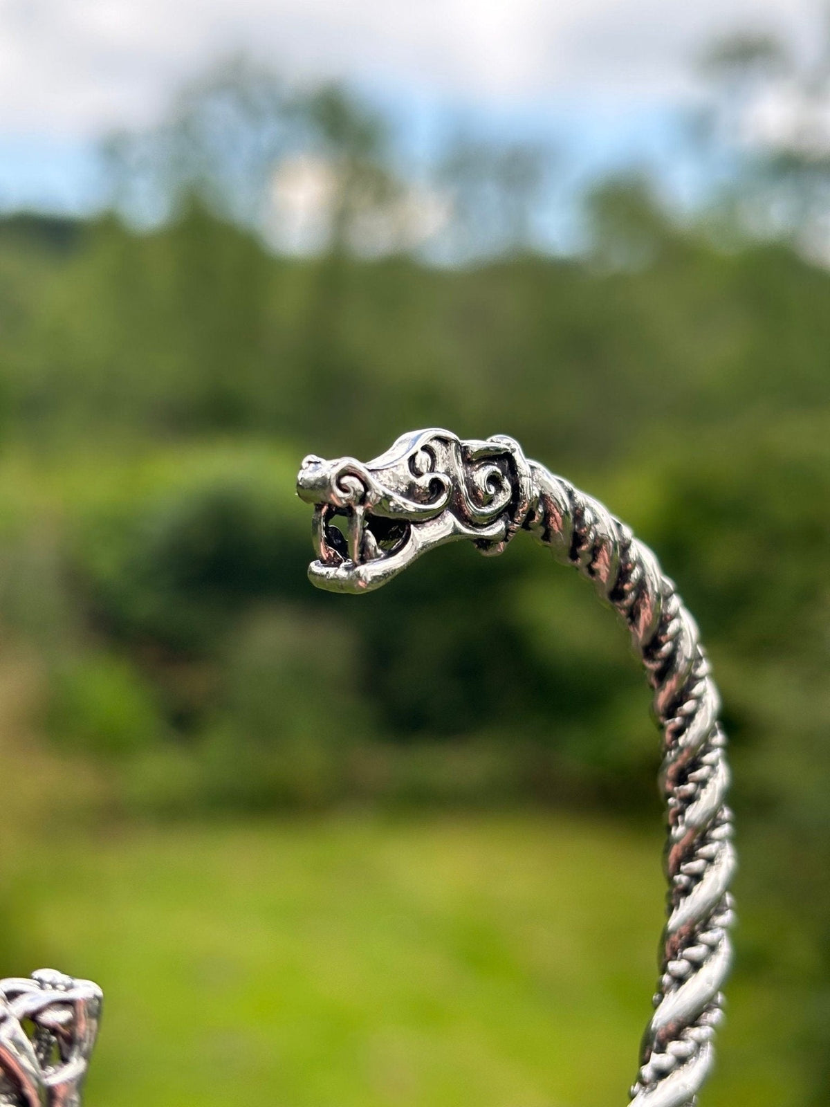 Odin's Wolves Arm Ring — Geri & Freki - Bushman Survival