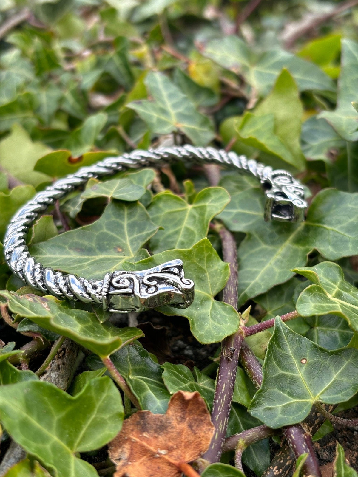 Odin's Wolves Arm Ring — Geri & Freki - Bushman Survival
