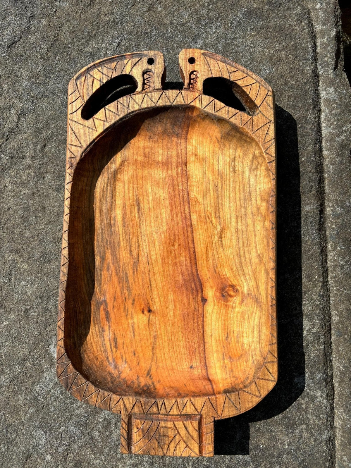 Oseberg Viking Platter — Handmade, Based on the Original Find - Bushman Survival