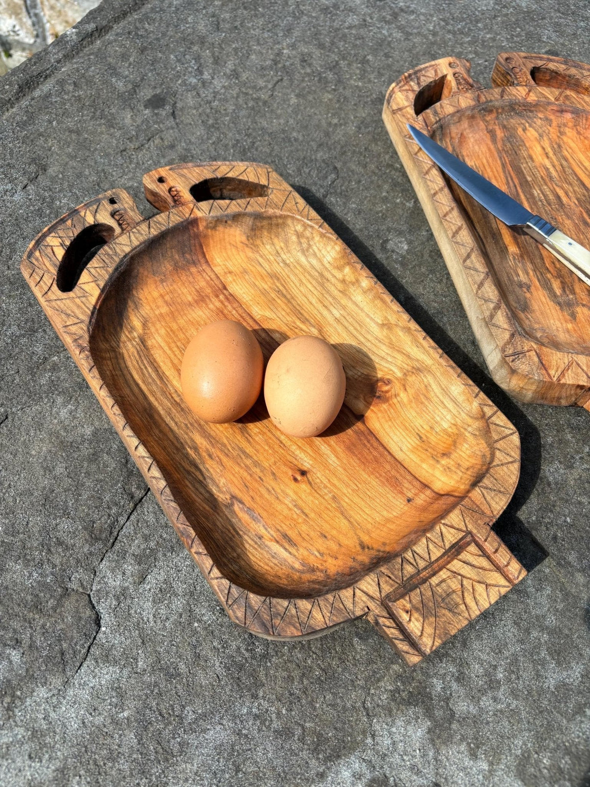 Oseberg Viking Platter — Handmade, Based on the Original Find - Bushman Survival