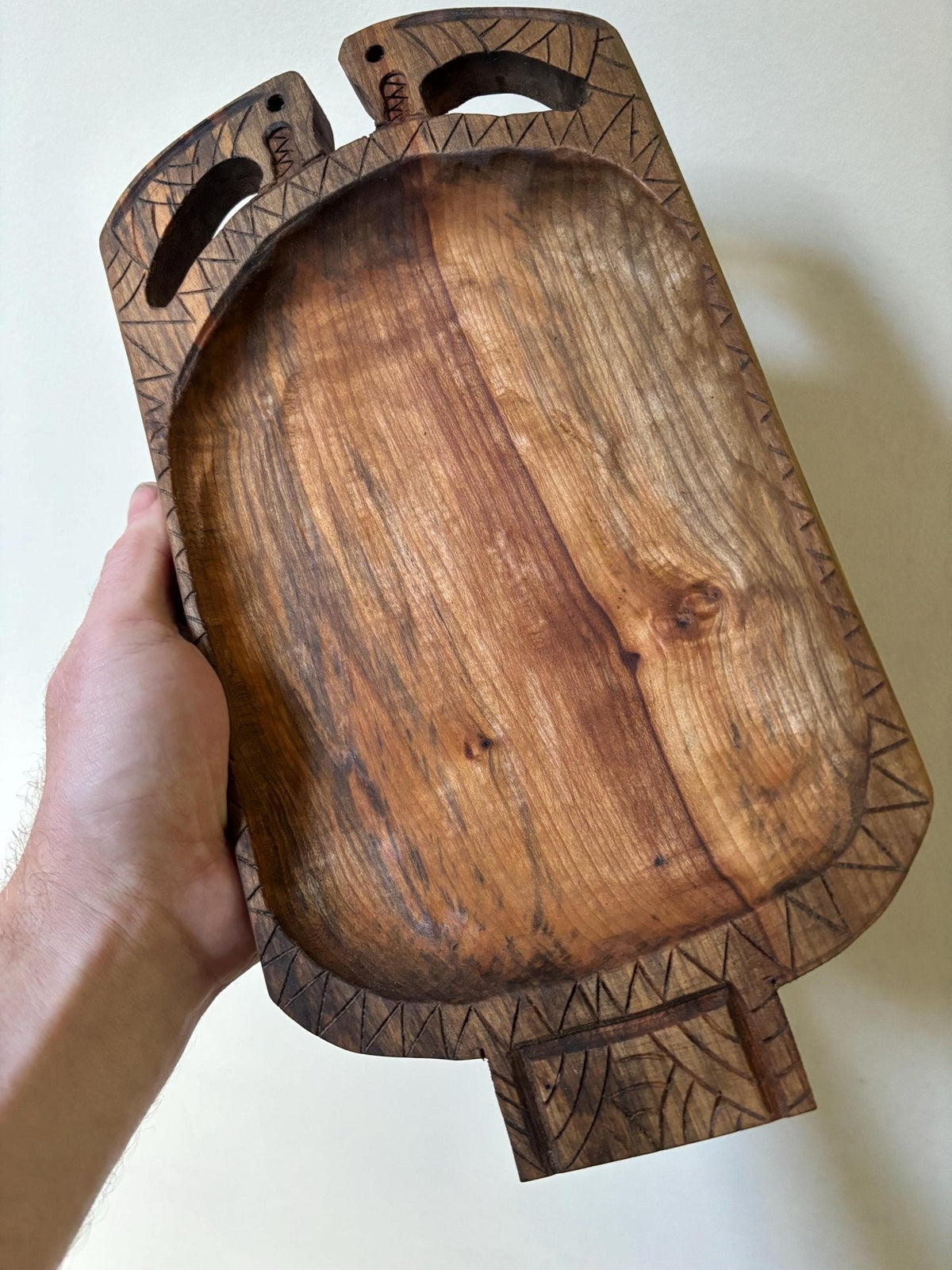 Oseberg Viking Platter — Handmade, Based on the Original Find - Bushman Survival