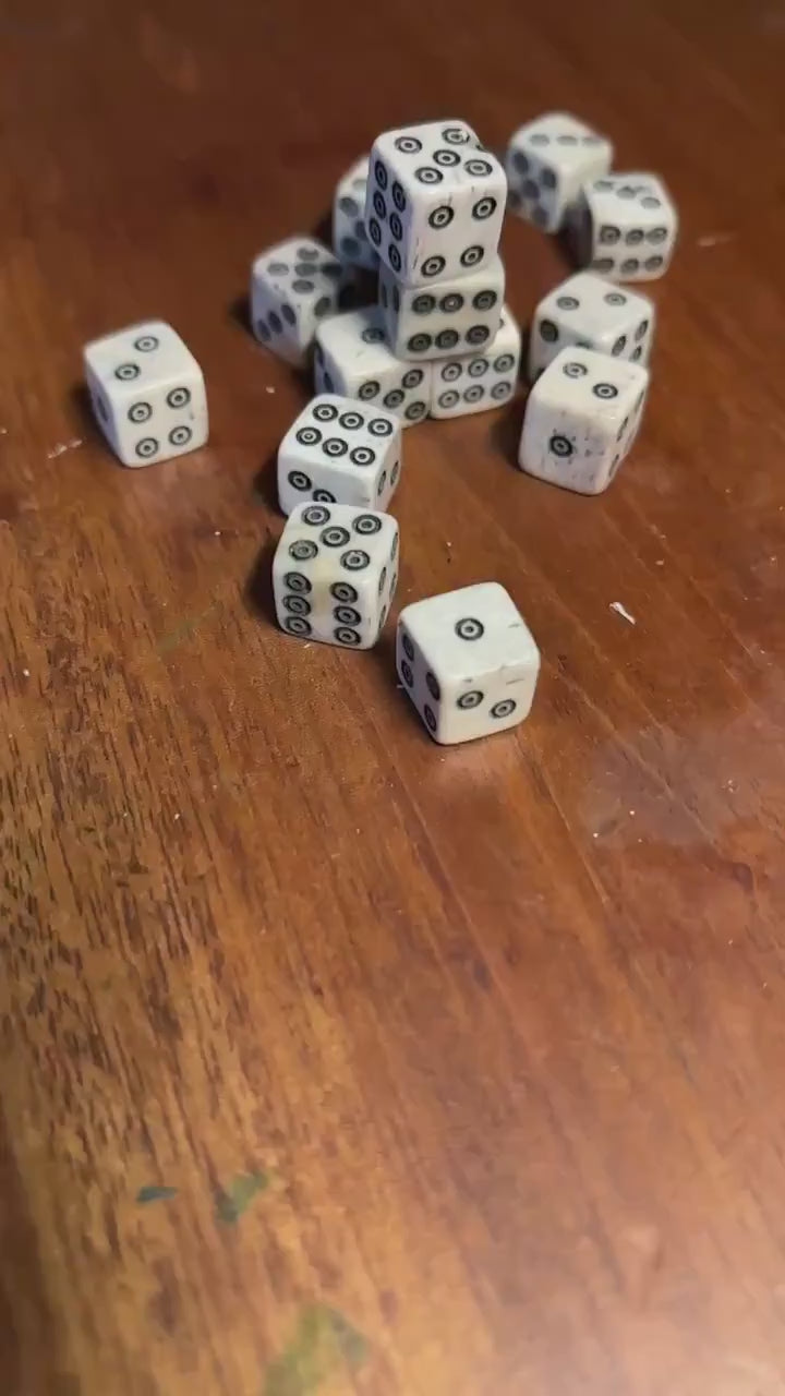 Viking Dice, Medieval Bone Dice