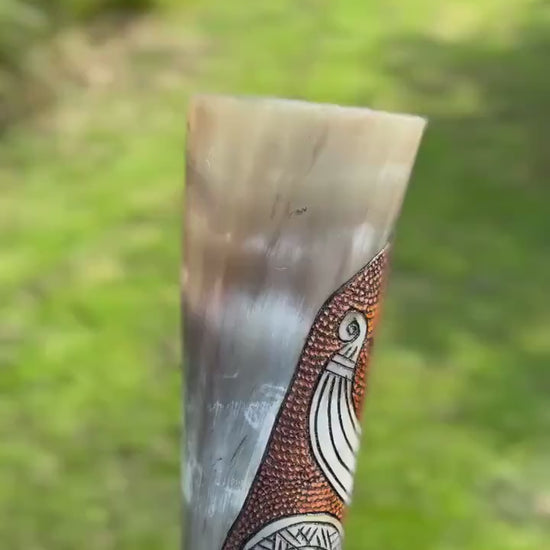 Viking Drinking Horn, Thors Fishing Trip