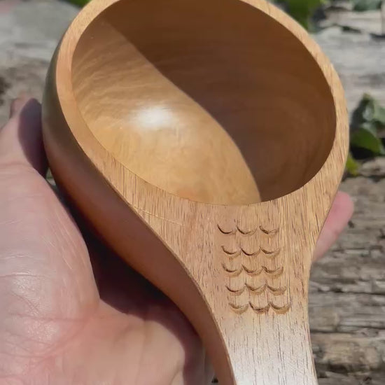 Kuksa — Hand-Turned Birch Mug, 350ml