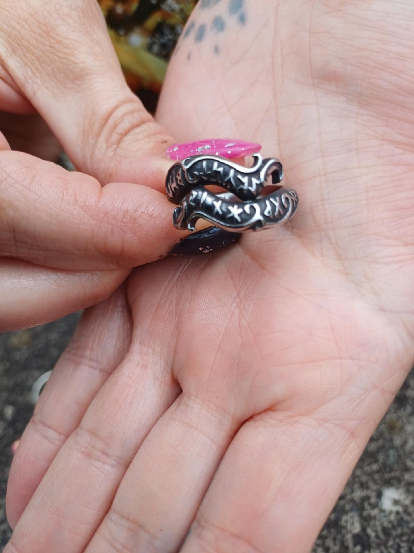 Sigurds Ring — Double Headed Dragon Ring - Bushman Survival