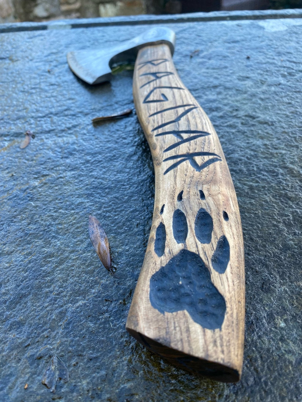 Skeggox Hatchet — Small Hand-Carved Viking Axe - Bushman Survival