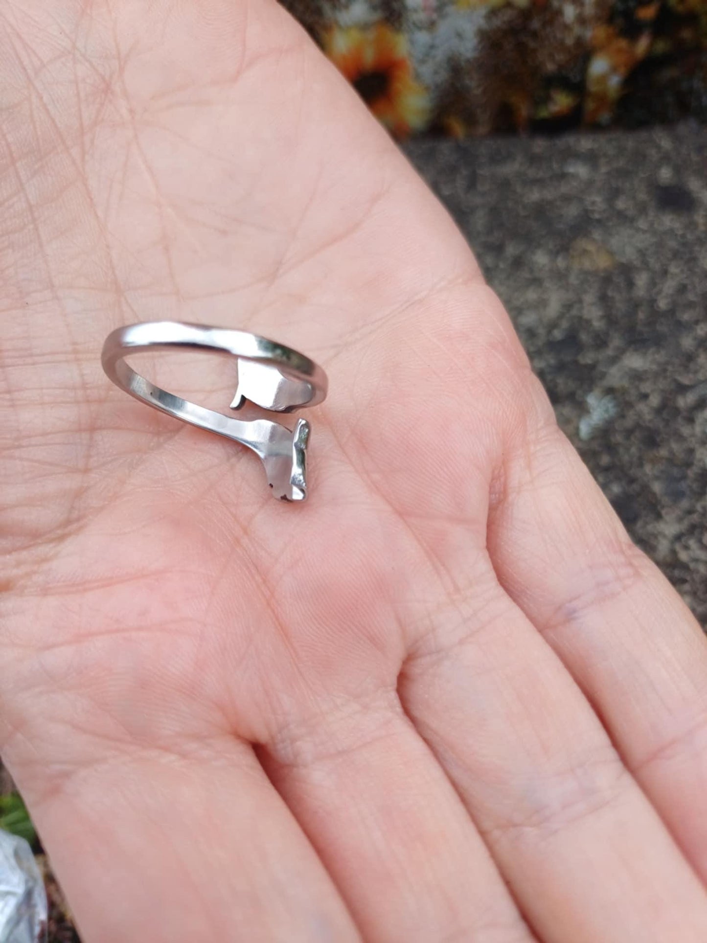 Sköll & Hati Ring — Double Wolf Head Viking Ring - Bushman Survival