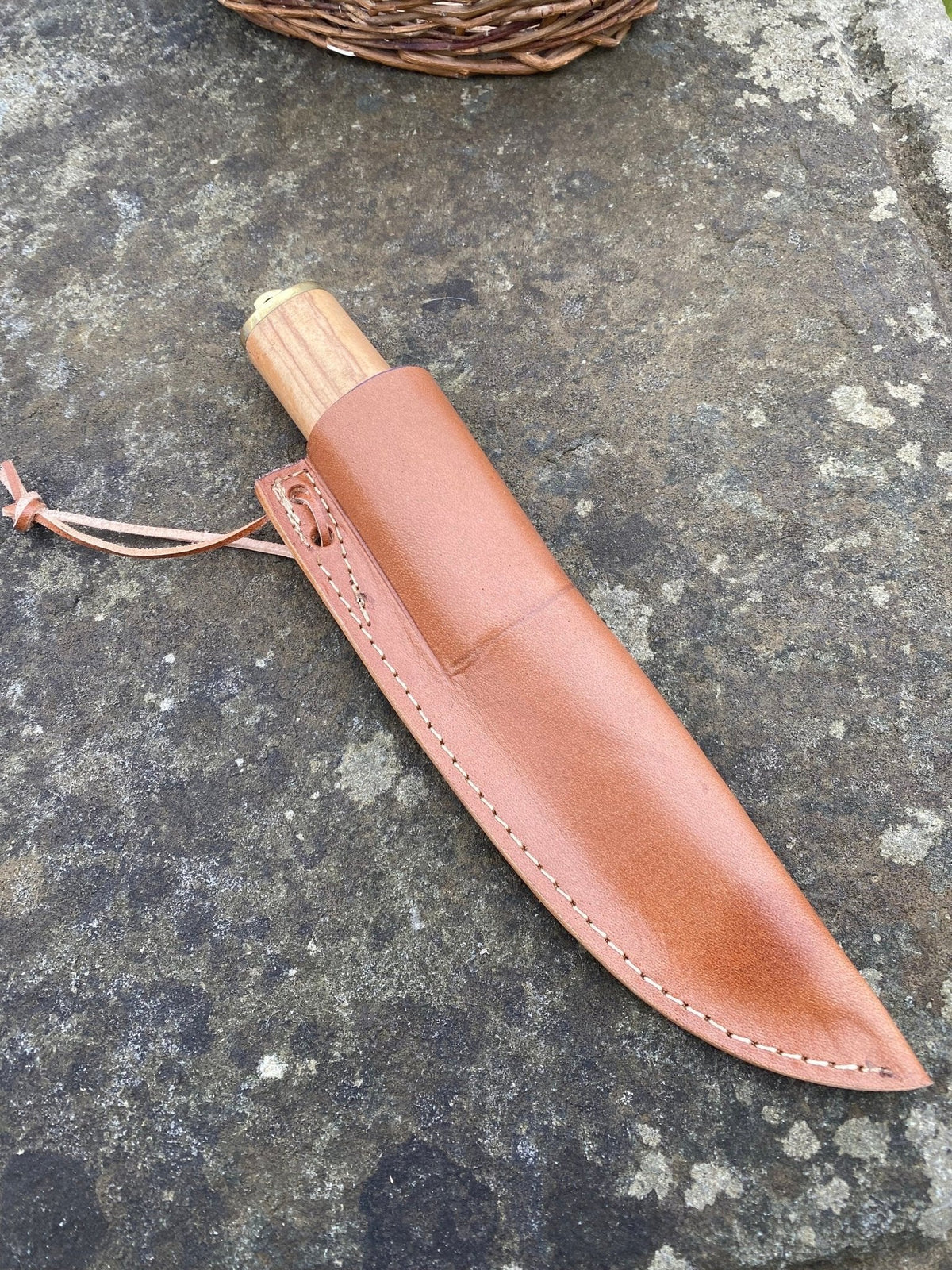 Small Seax — Viking & Anglo-Saxon Knife with Sheath - Bushman Survival