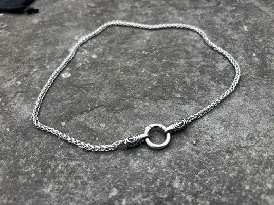 Tyr Rune Chain — Stainless Steel Norse Necklace - Bushman Survival
