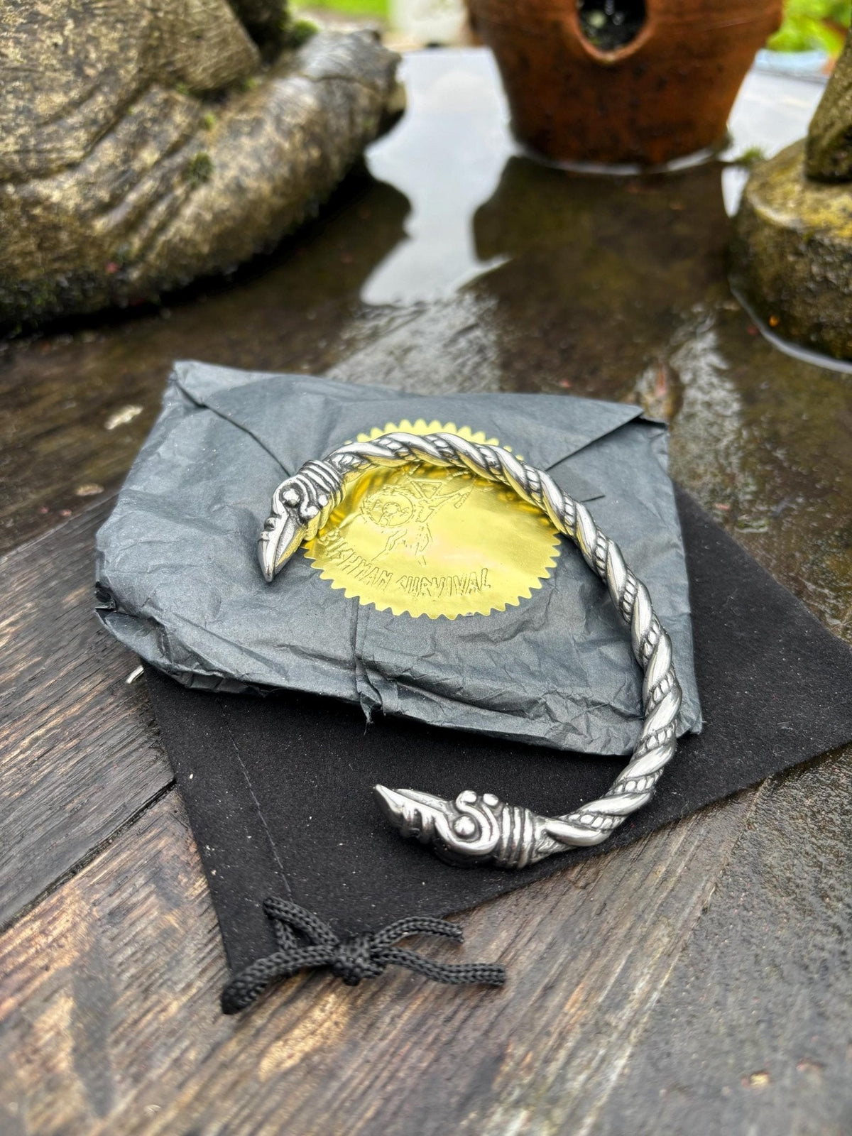 Viking Arm Ring — Odin's Ravens, Huginn & Muninn - Bushman Survival