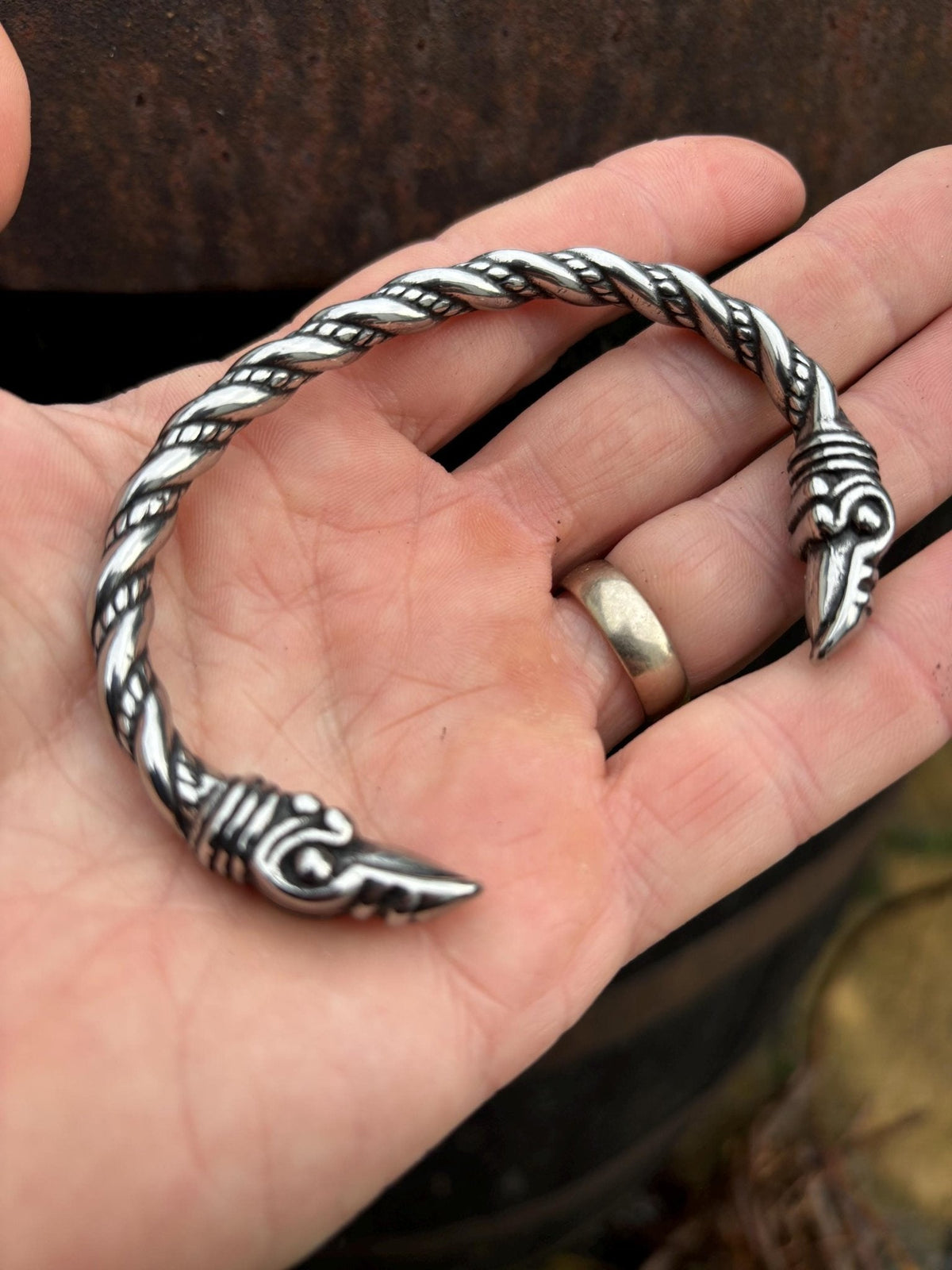 Viking Arm Ring — Odin's Ravens, Huginn & Muninn - Bushman Survival
