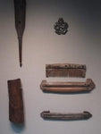 Viking bone comb with leather cover authentic medieval design British Museum replica