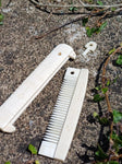 Medieval bone comb handmade oxen bone 4.5 inch Viking grooming accessory