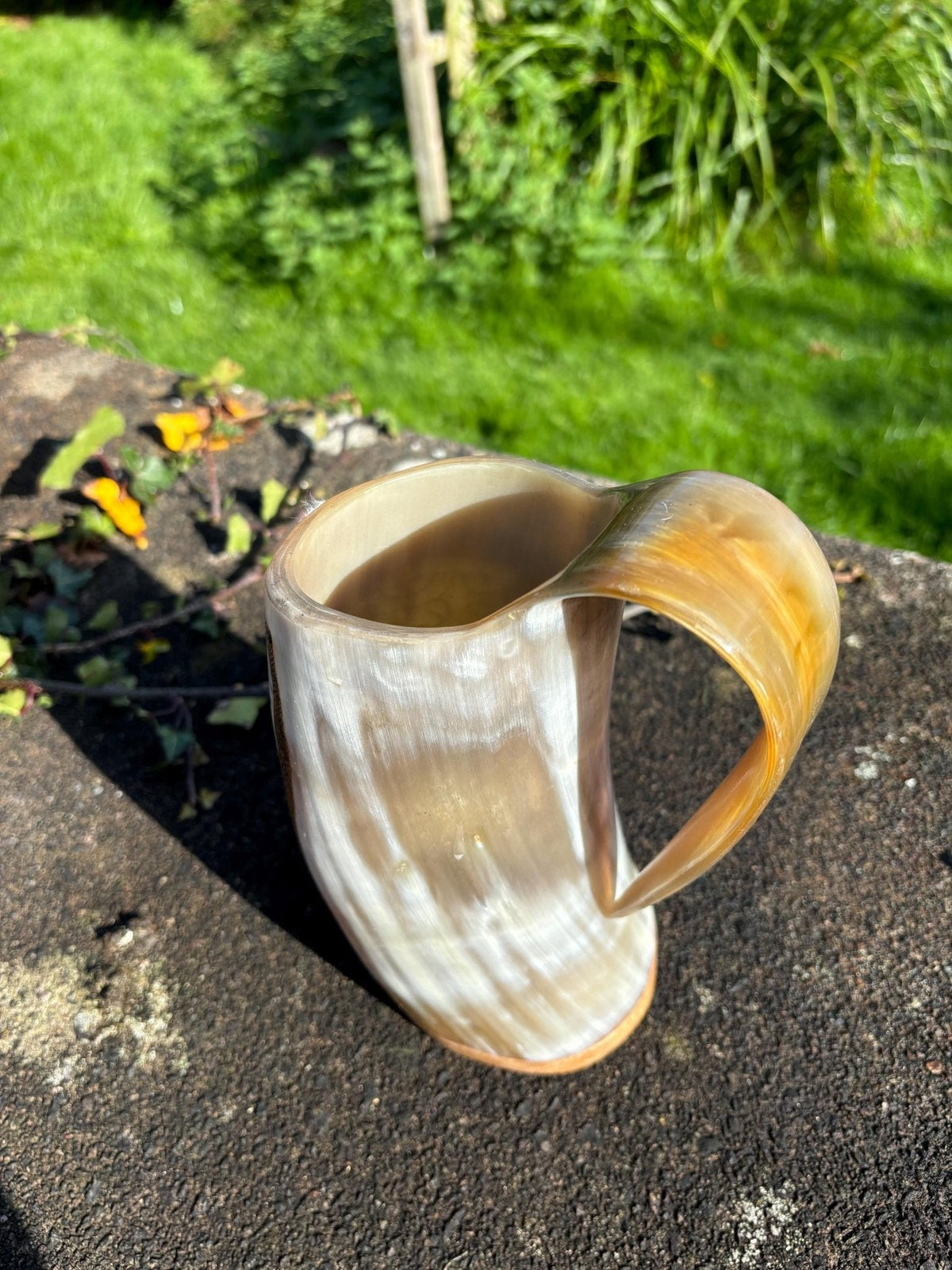 Viking Drinking Horn Tankard — Tyr & Fenrir - Bushman Survival