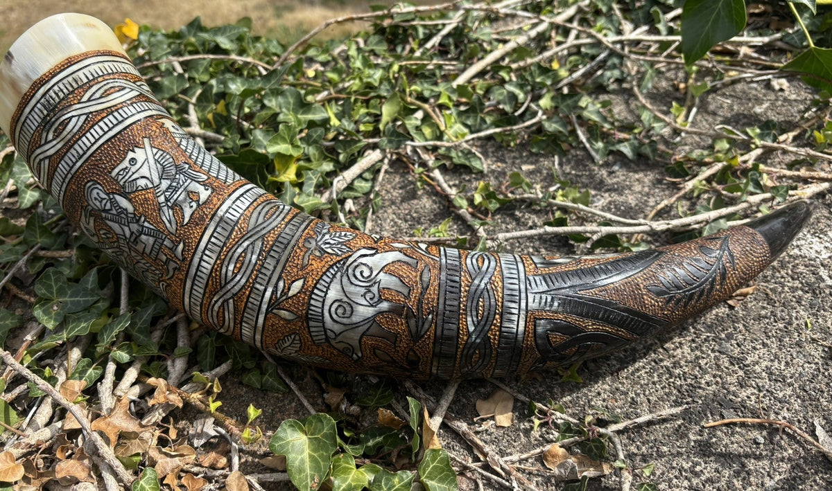 Viking Drinking Horn — The Edda - Bushman Survival