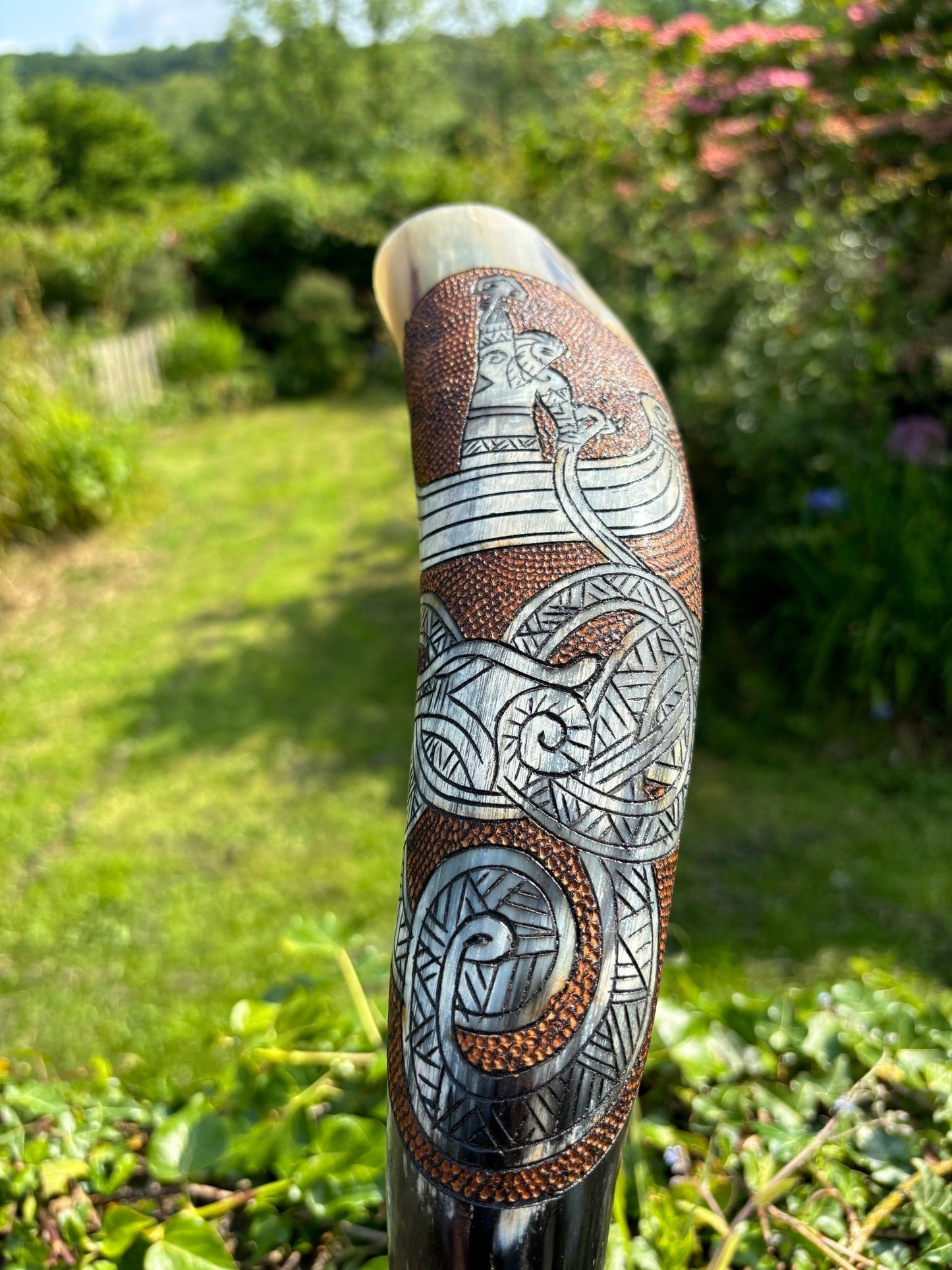Viking Drinking Horn, Thors Fishing Trip - Bushman Survival