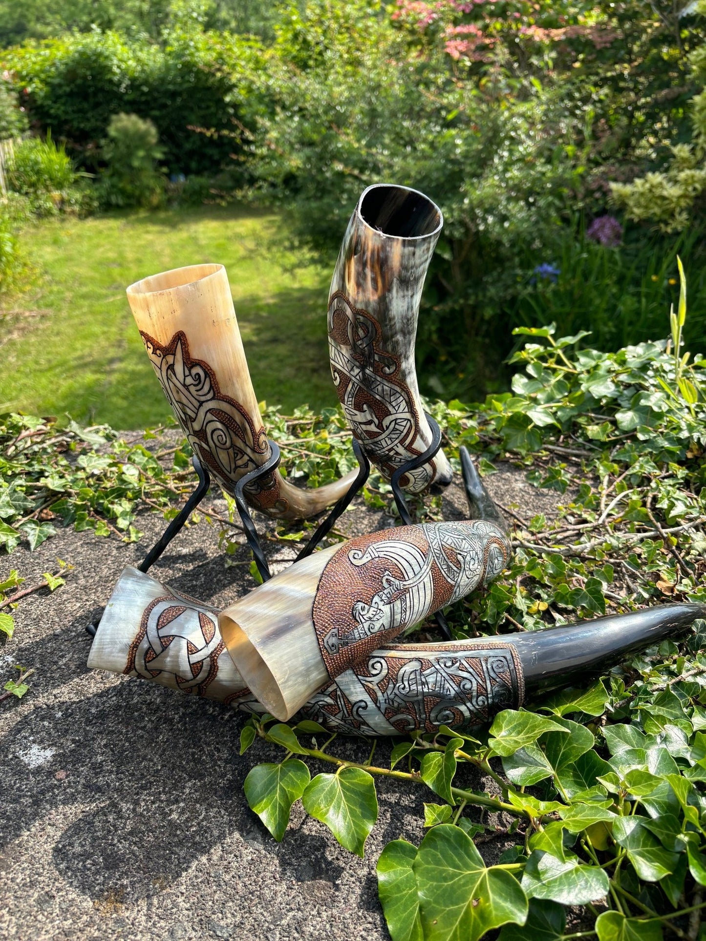 Viking Drinking Horn, Thors Fishing Trip - Bushman Survival