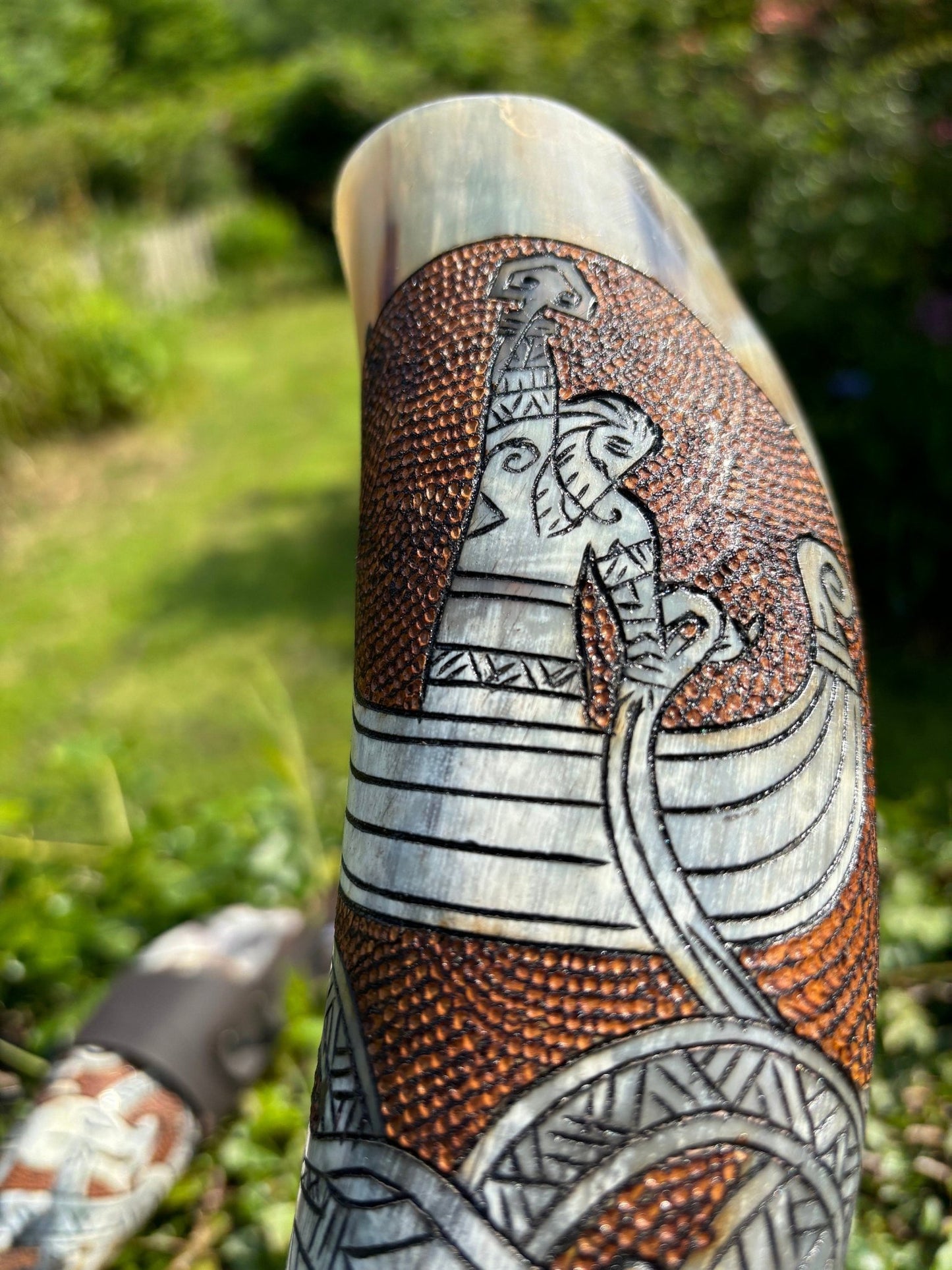 Viking Drinking Horn, Thors Fishing Trip - Bushman Survival
