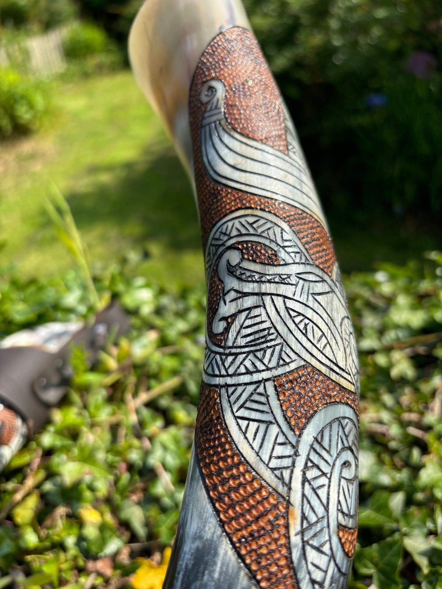 Viking Drinking Horn, Thors Fishing Trip - Bushman Survival