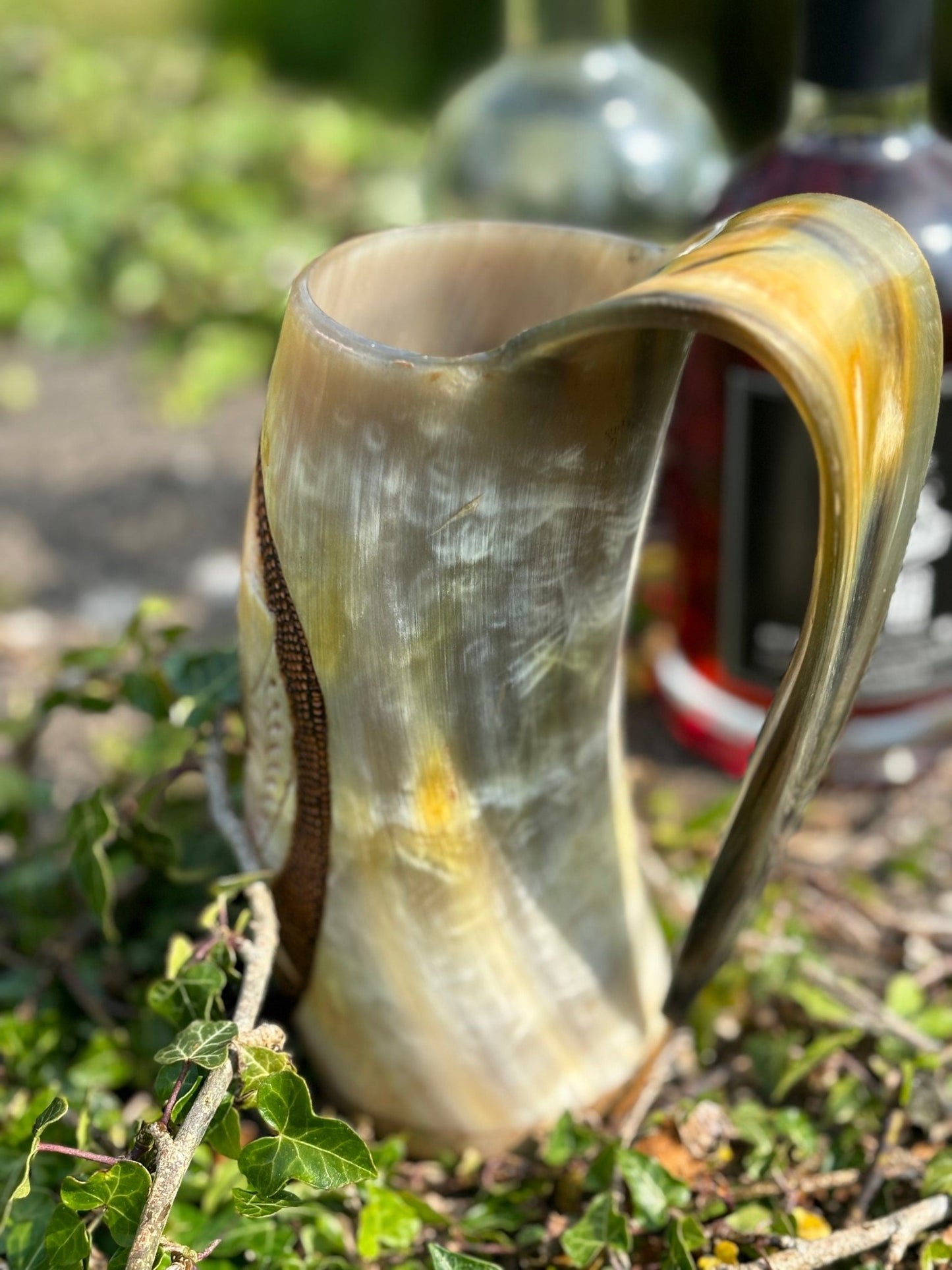 Viking Horn Tankard, Thor and Jörmungandr- Bushman Survival