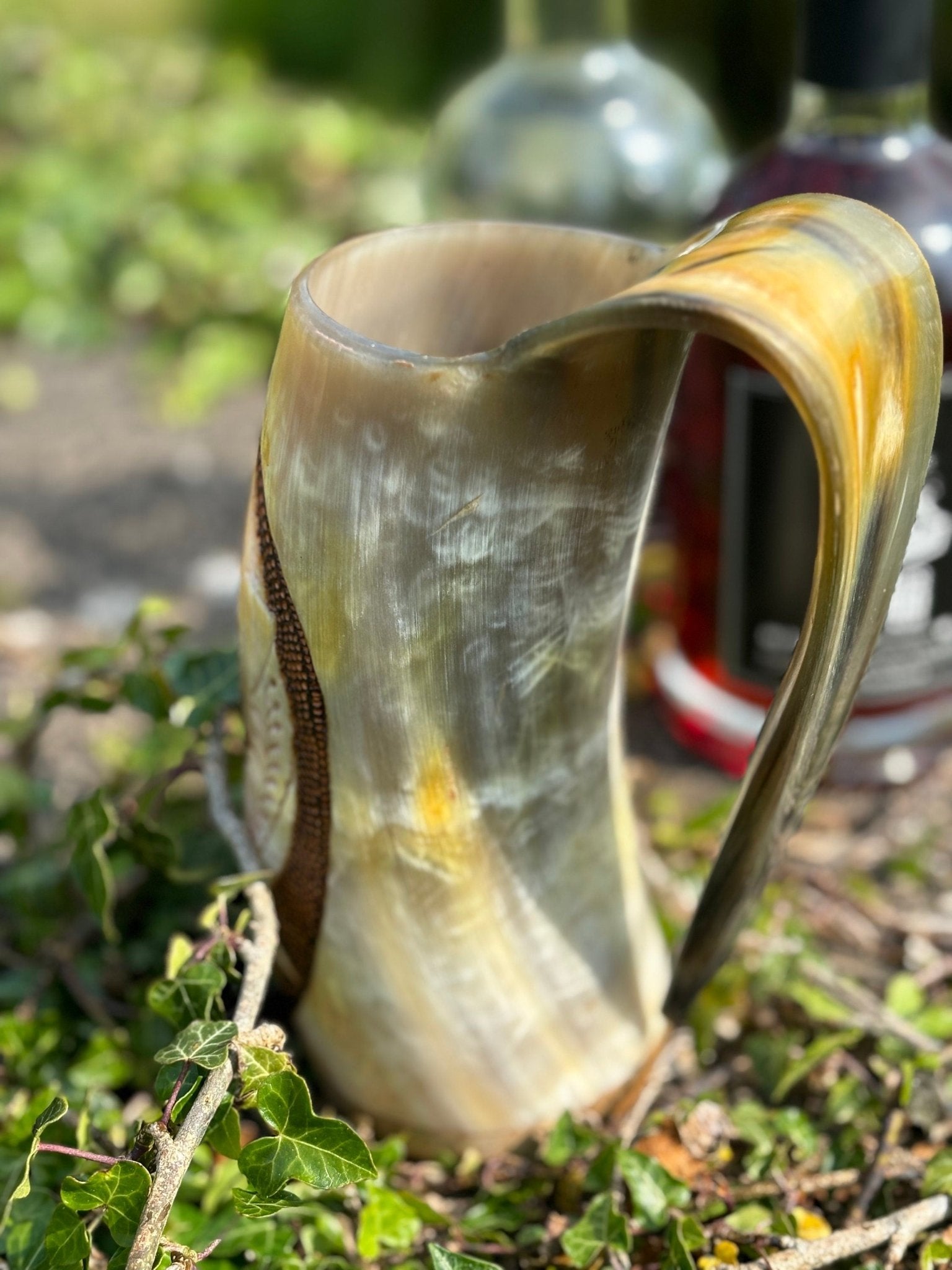 Viking Horn Tankard, Thor and Jörmungandr- Bushman Survival