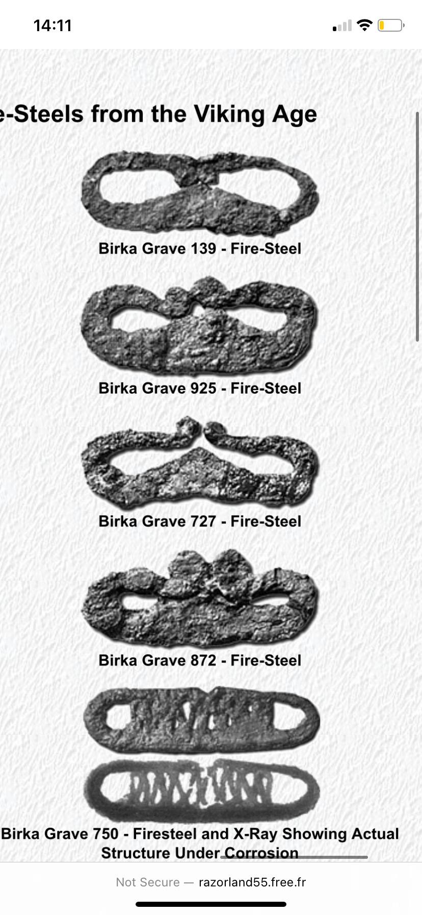 Viking Fire Steel — Medieval Flint & Steel - Bushman Survival