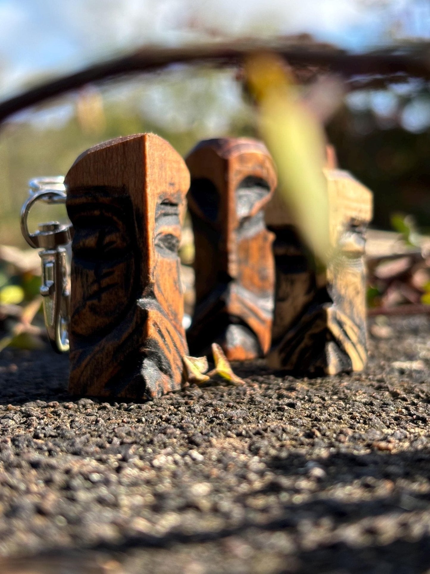 Viking Keyring — Mini God Post - Bushman Survival
