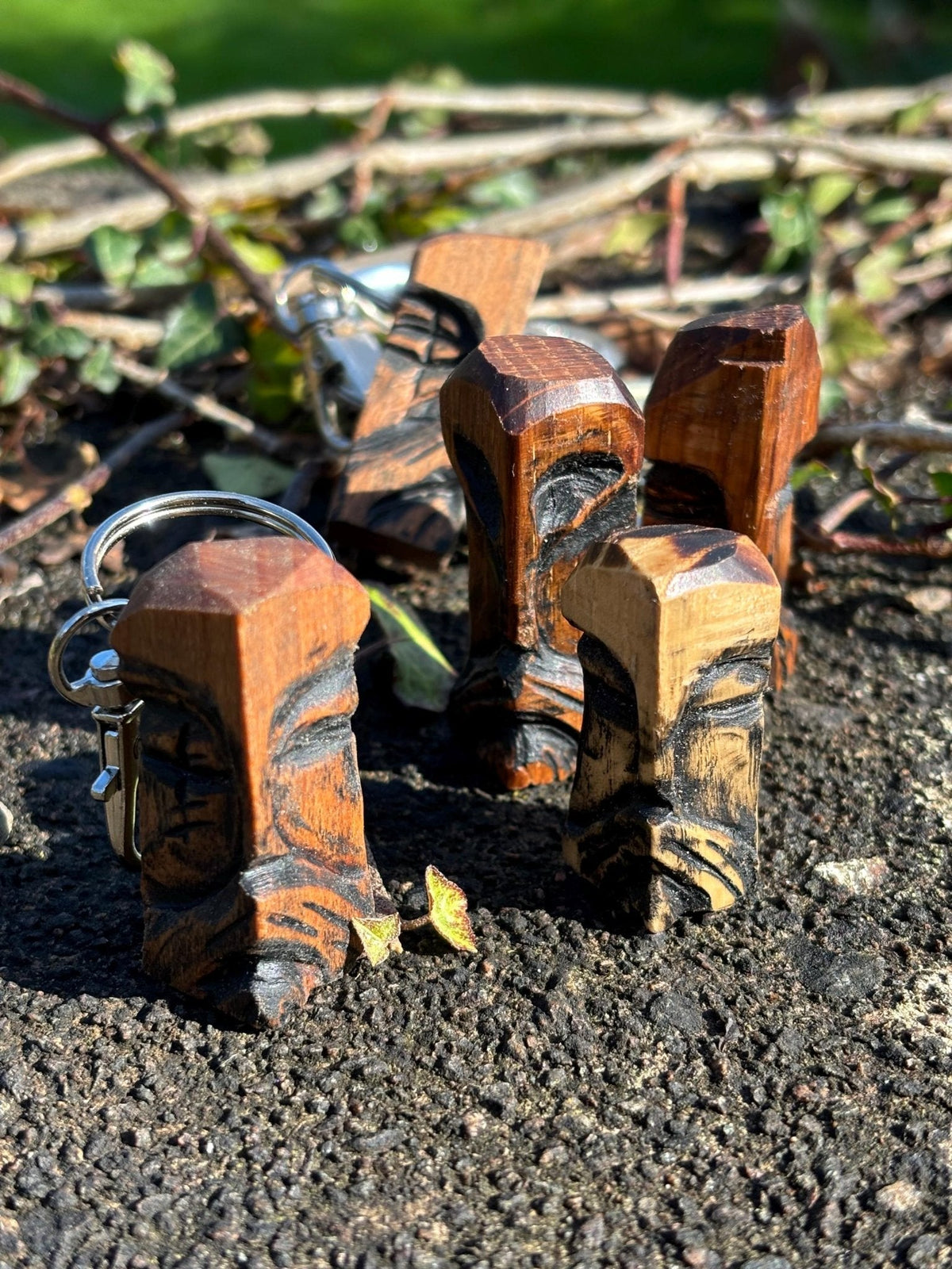 Viking Keyring — Mini God Post - Bushman Survival