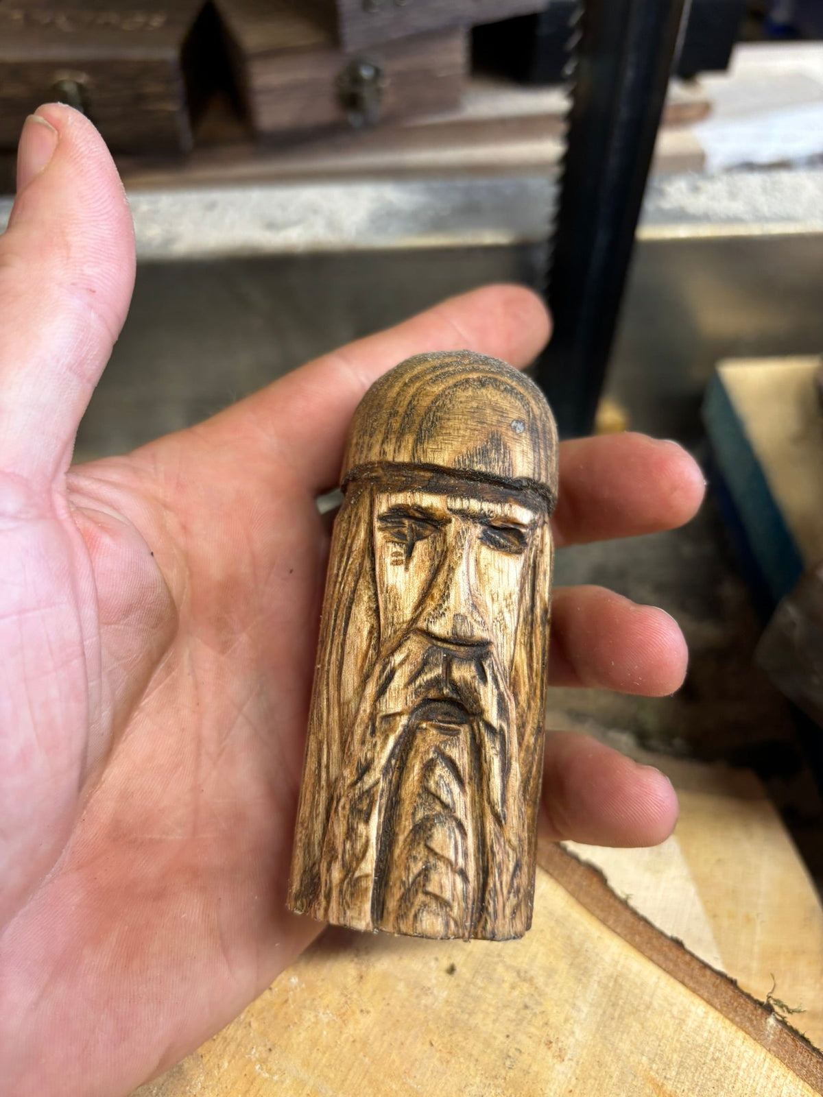 Viking Keyring — Mini God Post - Bushman Survival