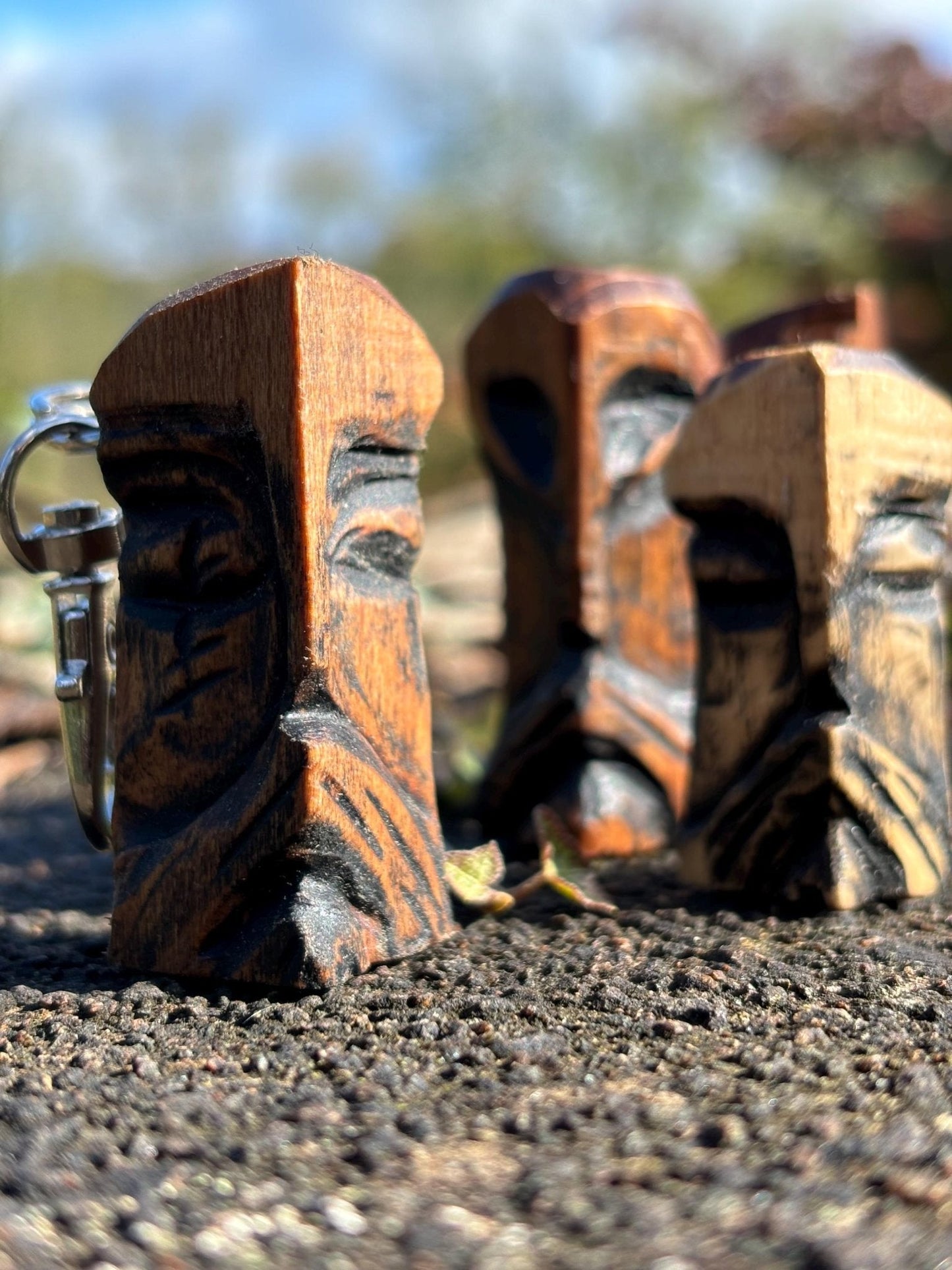 Viking Keyring — Mini God Post - Bushman Survival