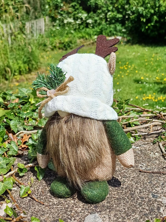 Viking Plush Gonk soft toy with horned helmet and battle axe