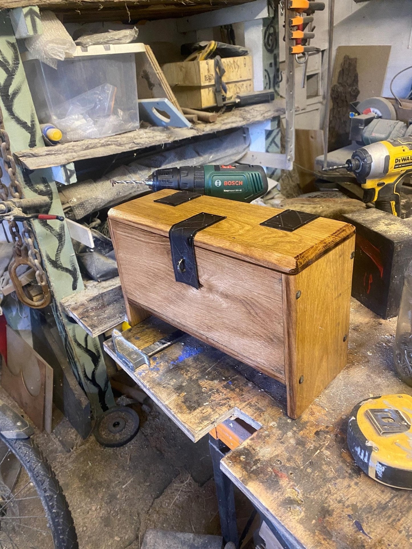 Viking Sea Chest — Oseberg Style, Hand-Carved Hardwood - Bushman Survival