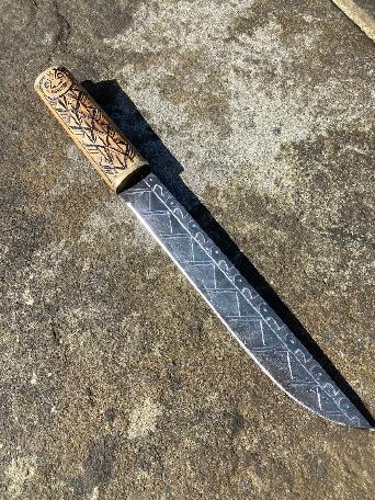Viking Seax — Large Authentic Camp Knife - Bushman Survival
