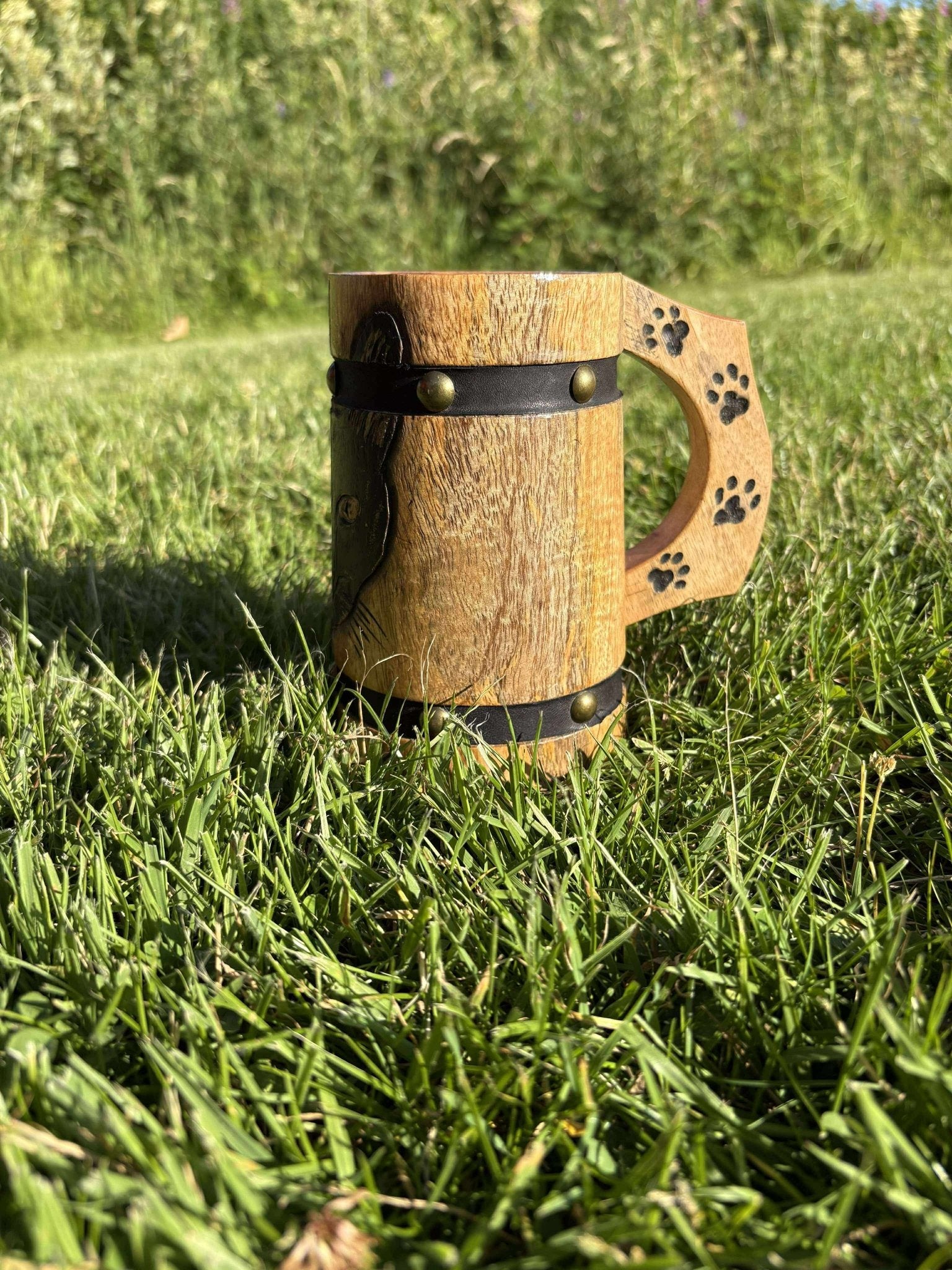 Wooden Tankard - can be customised too! - Bushman Survival