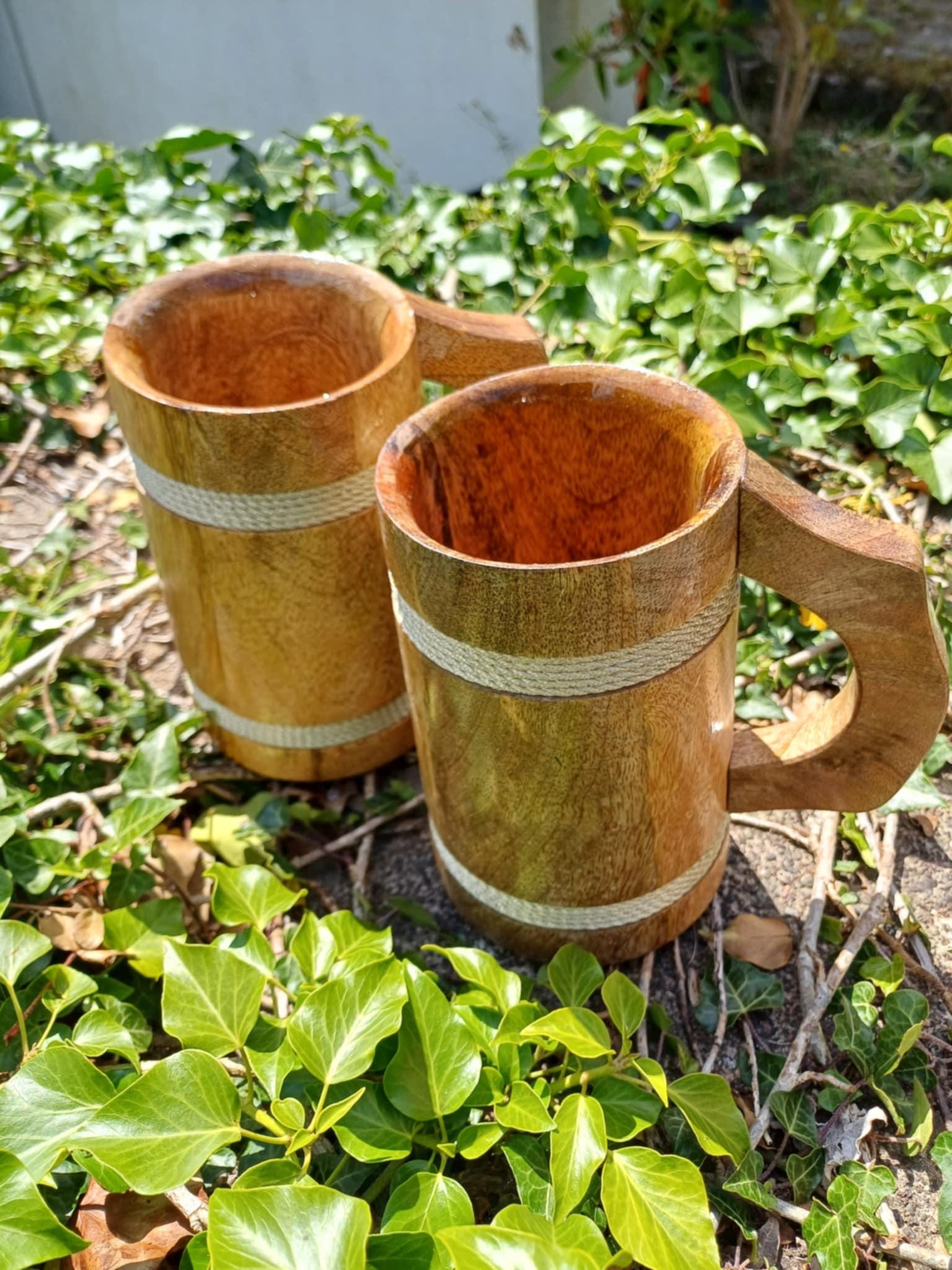 Wooden Tankard - can be customised too! - Bushman Survival