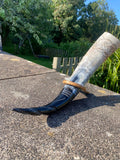 Carved Viking Drinking Horn with Stand - Bushman Survival