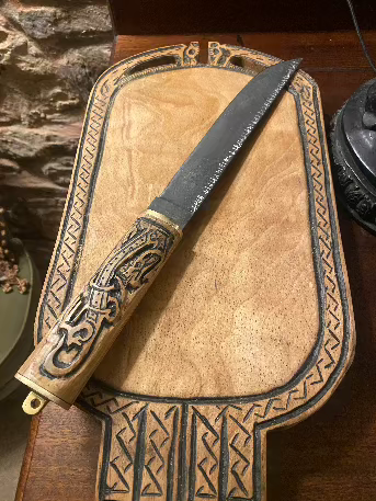 Viking Seax, Sax, Camp Knife - Bushman Survival