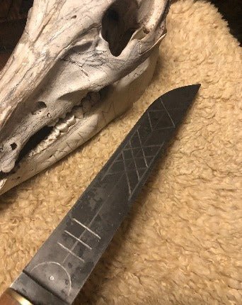 Viking Seax, Sax, Camp Knife - Bushman Survival