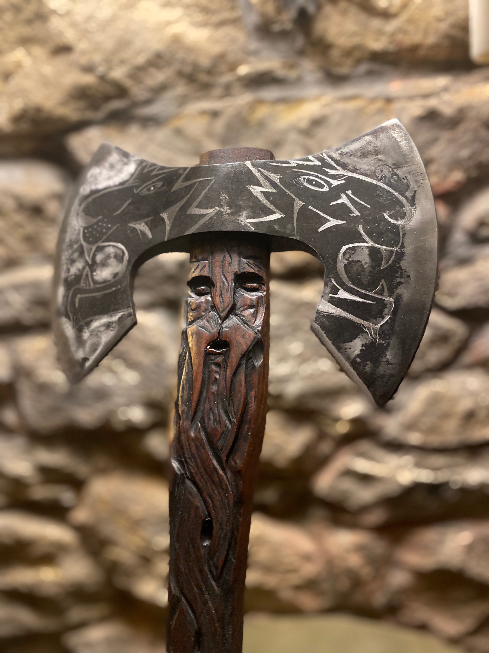 Double Bit Viking Axe - Bushman Survival