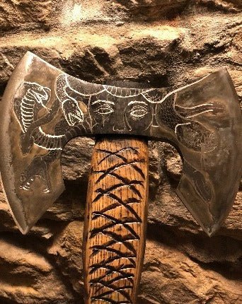 Double Bit Viking Axe - Bushman Survival