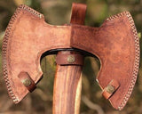 Double Bit Viking Axe with sheath - Bushman Survival