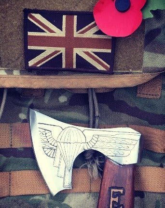 Hand Carved Bearded Hatchet - Skeggox Axe - Bushman Survival