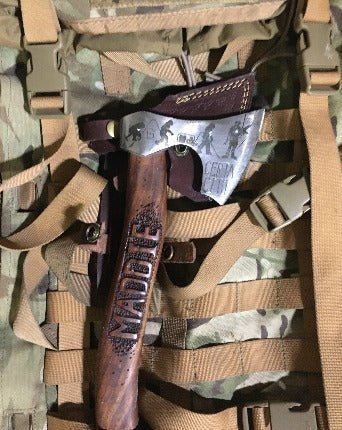 Hand Carved Bearded Hatchet - Skeggox Axe - Bushman Survival