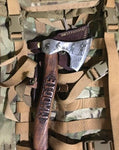 Hand Carved Bearded Hatchet - Personalised Axe - Bushman Survival
