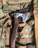 Hand Carved Bearded Hatchet - Personalised Axe - Bushman Survival