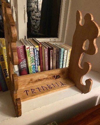 Hand Carved Sword Stand - Bushman Survival